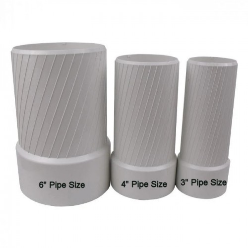4 inch Polylok Extendnlok PVC pipe adapter